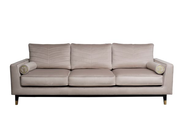 Диван Madrid Memory с кантом трехм. без мех.