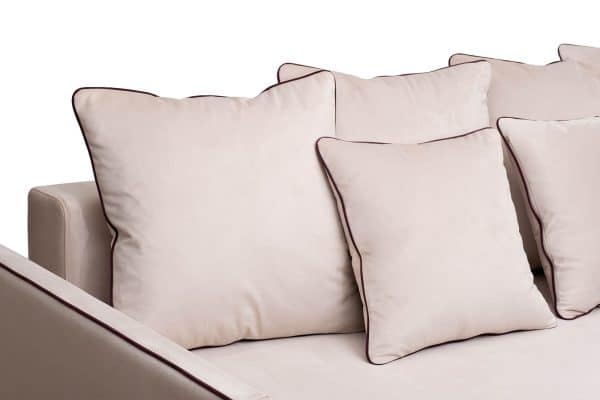 Диван Mores(K)кант трехмест.раскл. велюр беж. Colton 002-BEG 226*103*94 — изображение 4