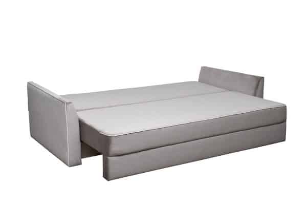 Диван Mores(K)кант трехмест.раскл. вельвет беж. Velv SBEG+Velv ECRU+Umbr SBEG 226*103*94 — изображение 3