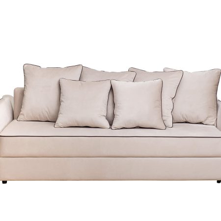 Диван Mores(K)/VD кант трехмест.раскл. велюр беж. Colton 002-BEG 226*103*94