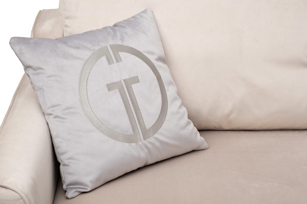 Диван Portofino 180 двухм раскл с кантом св-серый Colt030+Colt025 — изображение 5