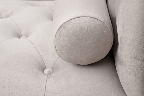 Диван Sanremo трехмест. велюр св.серый Colt030 201*86*74см — изображение 4