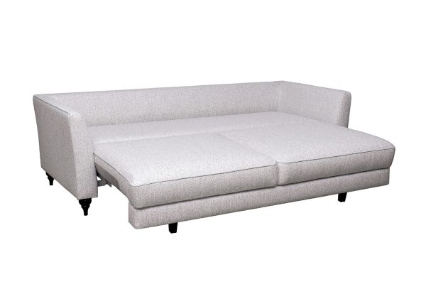 Диван Sorrento(K) 230M трехм.раск c кантом,рогожка св.беж Santo1902-SECRU+Nev83 230*101*86 — изображение 3