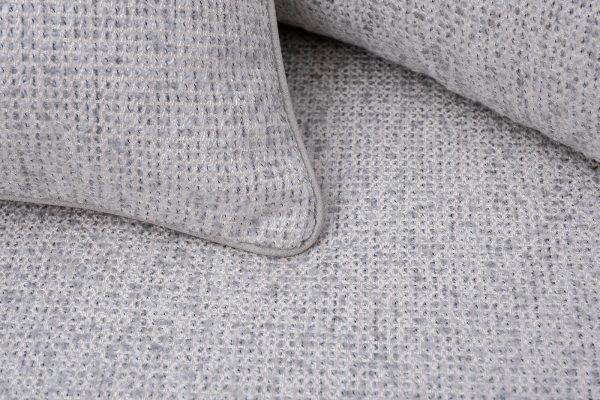 Диван Sorrento(K) 230M трехм.раск c кантом,рогожка св.беж Santo1902-SECRU+Nev83 230*101*86 — изображение 5