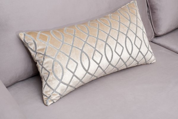 Диван Trevi 230М(К) трехм раскл с кантом серый Colt032+Melody 232*103*88см — изображение 4