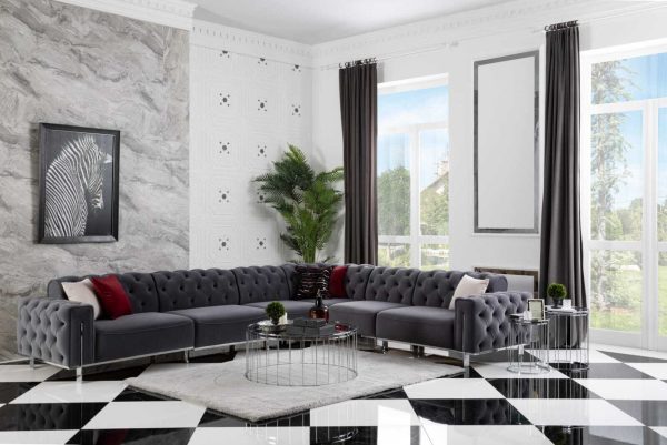 Диван угловой Голд серый — изображение 4