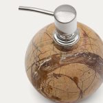 Дозатор для жидкого мыла Spalsh из бежевого мрамора