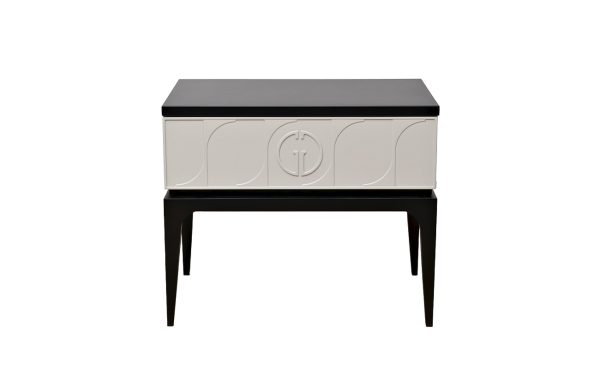 GD-00002 Тумбочка прикроватная Spinola черно/серая 60*40*50см