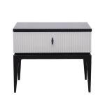 GD-00004 Тумбочка прикроватная Este черно/серая 50*40*50см