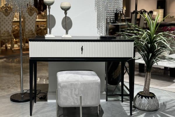 GD-00006 Консоль Este черно/серая 109*40*80см — изображение 2