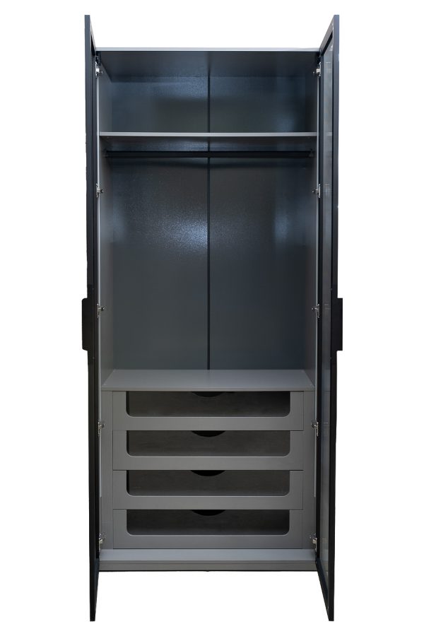 дверцы стекло(рифленое) 100*57*228.5см