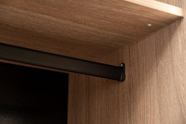 GD-10012/2-3 Шкаф Alto двух c выдв ящик,цвет дуб Урбан Кофейный,фасад глухой 100*57*228.5см — изображение 4