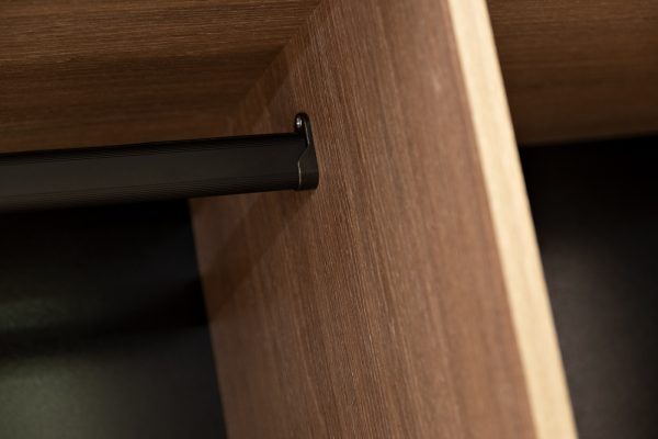 GD-10013/2-3 Шкаф Alto двухд c полками, цвет дуб Урбан Кофейный, фасад глухой 100*57*228.5см — изображение 5