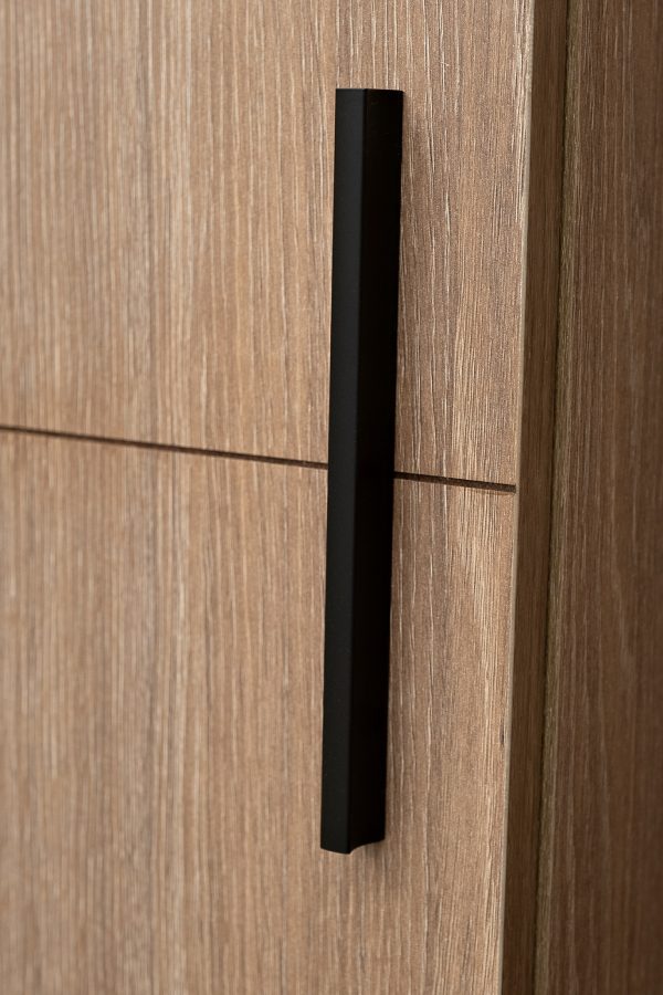 GD-10014/2-3 Шкаф Alto пенал c полками,цвет дуб Урбан Кофейный, фасад глухой 50*57*228.5см — изображение 5