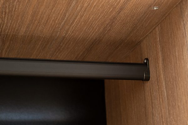 GD-10024/2-3 Шкаф Alto пенал c вешалкой,цвет дуб Урбан Кофейный, фасад глухой 50*57*228.5см — изображение 5