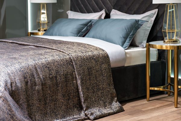 GD-TEL04-POKR BRONZ Покрывало BARI бронзовое 260*260см — изображение 2