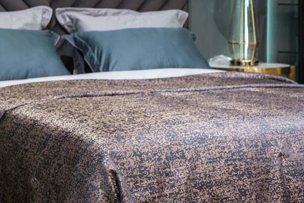 GD-TEL04-POKR BRONZ Покрывало BARI бронзовое 260*260см — изображение 4