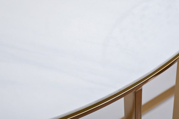 GY-00003 Консоль мрам.стекло/золото 120*40*80см — изображение 4