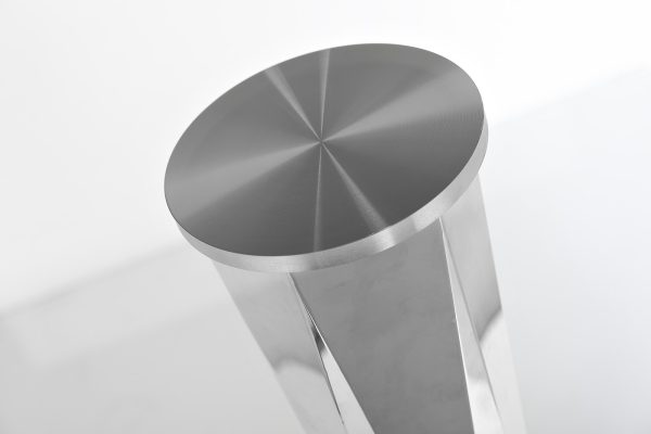 GY-08074 Стол обеденный стекло прозр/хром d.100*76см — изображение 2