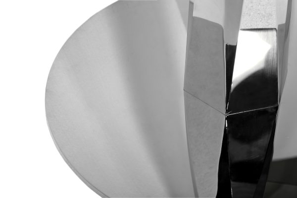 GY-08074 Стол обеденный стекло прозр/хром d.100*76см — изображение 3