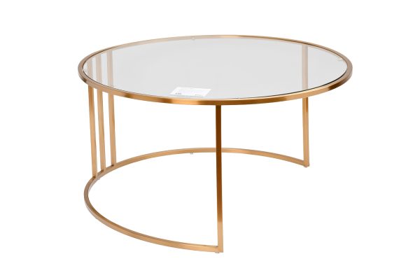 GY-08549 Стол журнальный с пуфом 84.5*84.5*47см — изображение 2