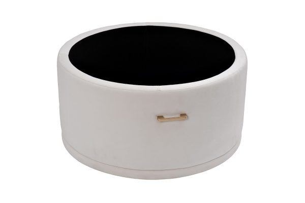 GY-08549 Стол журнальный с пуфом 84.5*84.5*47см — изображение 4