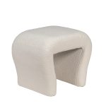 GY-08717 Банкетка букле белый d54*40