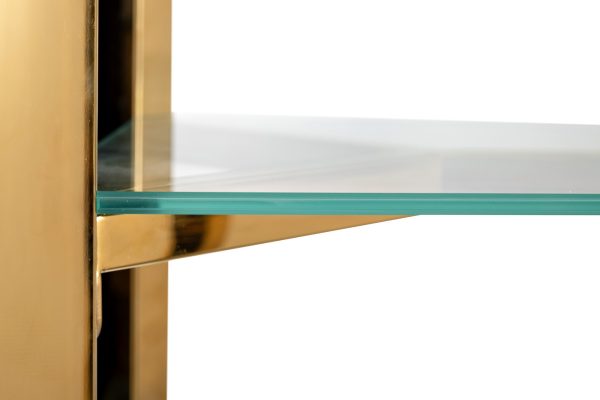 gy-08728-stellazh-steklo-prozrzoloto-8035180sm-2 GY-08728 Стеллаж стекло прозр/золото 80*35*180см — изображение 3