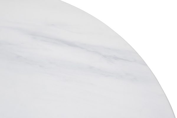 GY-10006 Стол журнальный мрам.стекло/золото d90*43см — изображение 3