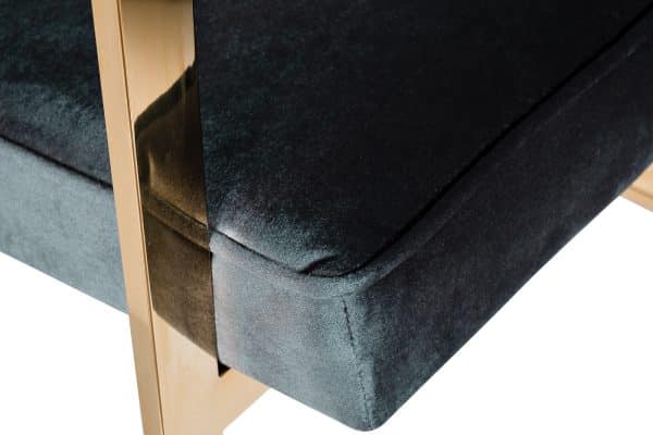 GY-AC8056GOLD-GR Стул велюр зеленый/золото 66*72*82,5см — изображение 4