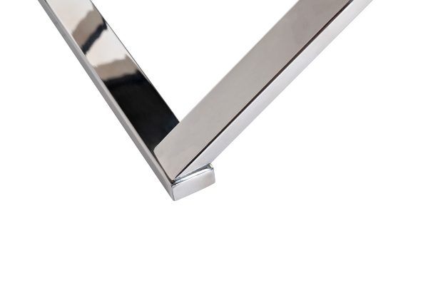 GY-BEN8008-GR Банкетка велюр серый/хром 52*52*45,5см — изображение 4