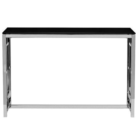 GY-CST2051212 Консоль черное стекло/хром 40*120*78см