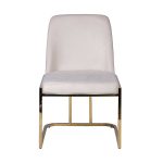 GY-DC8365GOLD-CR Стул велюр кремовый/золото 54*56*89см