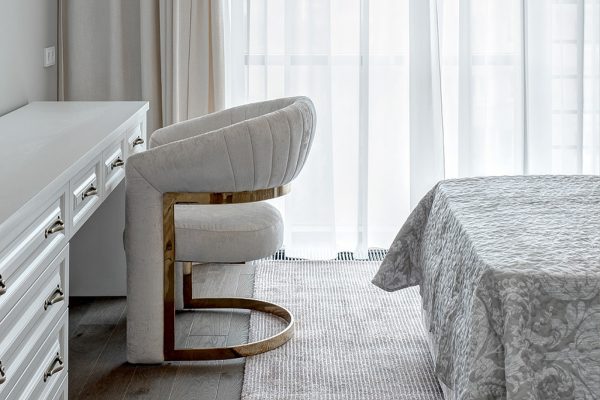 GY-DC8386GOLD-CR Стул велюр кремовый/золото 67*66*85см — изображение 5