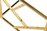 GY-ET2051214GOLD Стол журнальный прозр.стекло/золото 50*50*50см — изображение 4