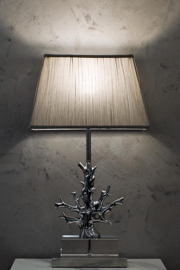 K2BT-1004 Лампа настольная "Silver coral" 70*46*86см — изображение 5