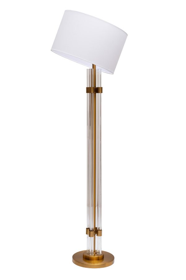 K2CPF-07234 Торшер со стеклянным основанием d46*h166см — изображение 2