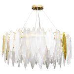 K2FTB010R-80A Люстра Venetto золото/стекло 80*h30см