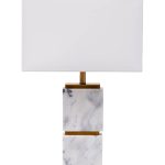 K2K111599 Лампа настольная h69см плафон прямоугольный 38*20см кремовый