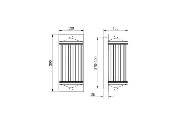 K2KG0603W-2 Бра d13*30см — изображение 2