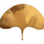 K2KM1125W-1 Бра металлич. "Гинкго" латунь L55*H42*W15см