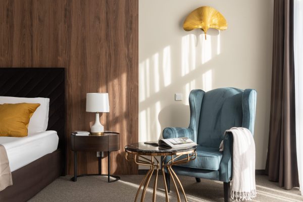 K2KM1125W-1 Бра металлич. "Гинкго" латунь L55*H42*W15см — изображение 3