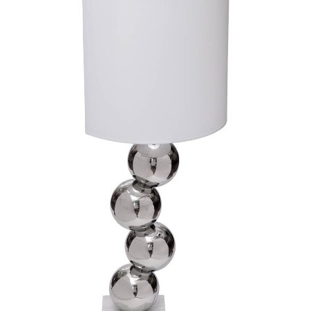 K2KM1254T-W Лампа настольная d45*h72см плафон белый