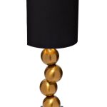 K2KM1254TBR Лампа настольная d45*h72см плафон черный