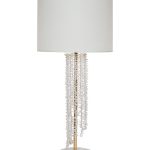 K2KR0700T-1 Лампа настольная "Medusa" d43*88см плафон белый