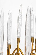 K2PG0330-80 Люстра латунь/стекло прозр. d.80 h.43см — изображение 2