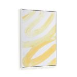 Картина Lien в бело-желтом цвете 50 x 70 см