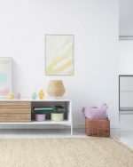 Картина Lien в бело-желтом цвете 50 x 70 см — изображение 3