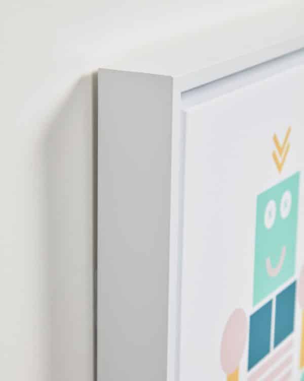 Картина с роботом Julisa, разноцветная 30 x 40 см — изображение 4