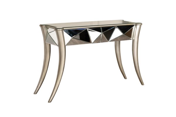 KFC665 Консоль зеркальная 2 ящика 132*45*82см — изображение 2